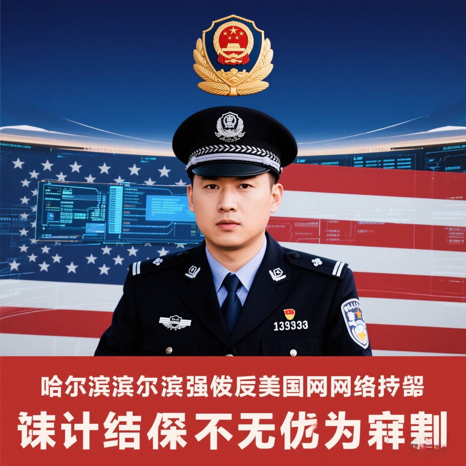 哈爾濱市公安局回應(yīng)美網(wǎng)絡(luò)攻擊，堅(jiān)決捍衛(wèi)網(wǎng)絡(luò)安全，維護(hù)國家利益，哈爾濱市公安局回應(yīng)美國網(wǎng)絡(luò)攻擊，堅(jiān)決捍衛(wèi)網(wǎng)絡(luò)安全，維護(hù)國家利益不受侵犯