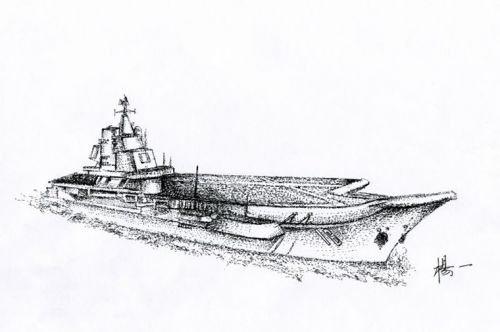 一步一步教畫(huà)山東艦——從細(xì)節(jié)到整體的藝術(shù)展現(xiàn)，手把手教你畫(huà)山東艦，細(xì)節(jié)到整體的全面藝術(shù)指南
